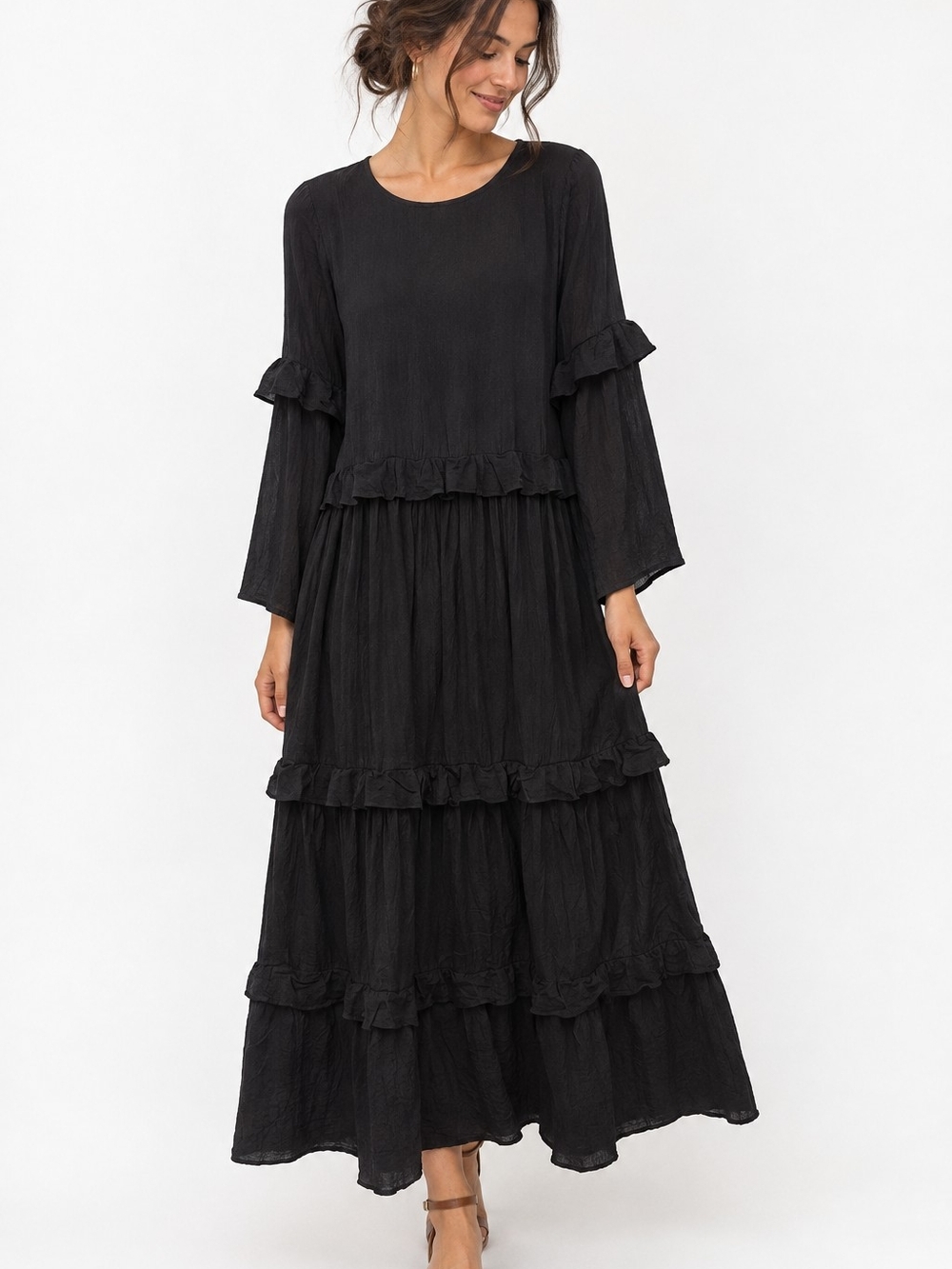Convertible (14 Different Ways To Wear It) Classic Black Dress (See Description)